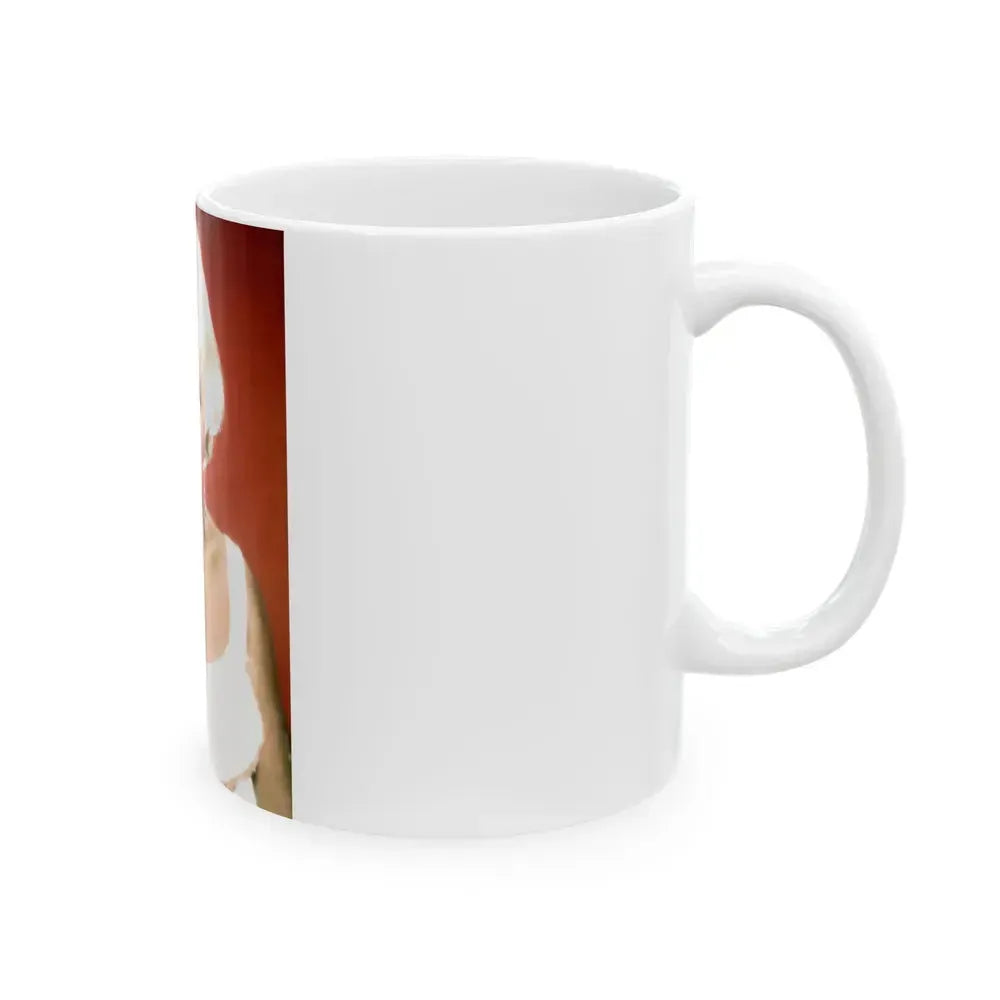 Diana Dors #143 (Vintage Female Icon) White Coffee Mug - Go Mug Yourself