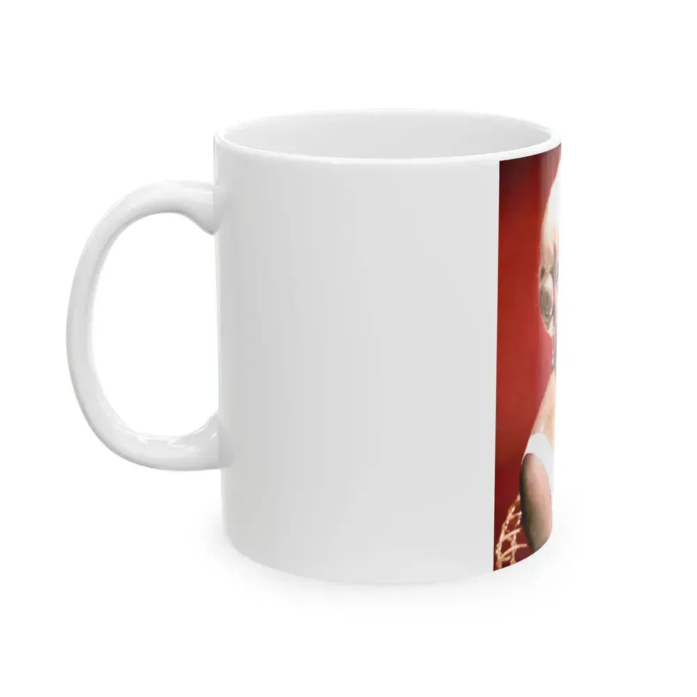 Diana Dors #143 (Vintage Female Icon) White Coffee Mug - Go Mug Yourself