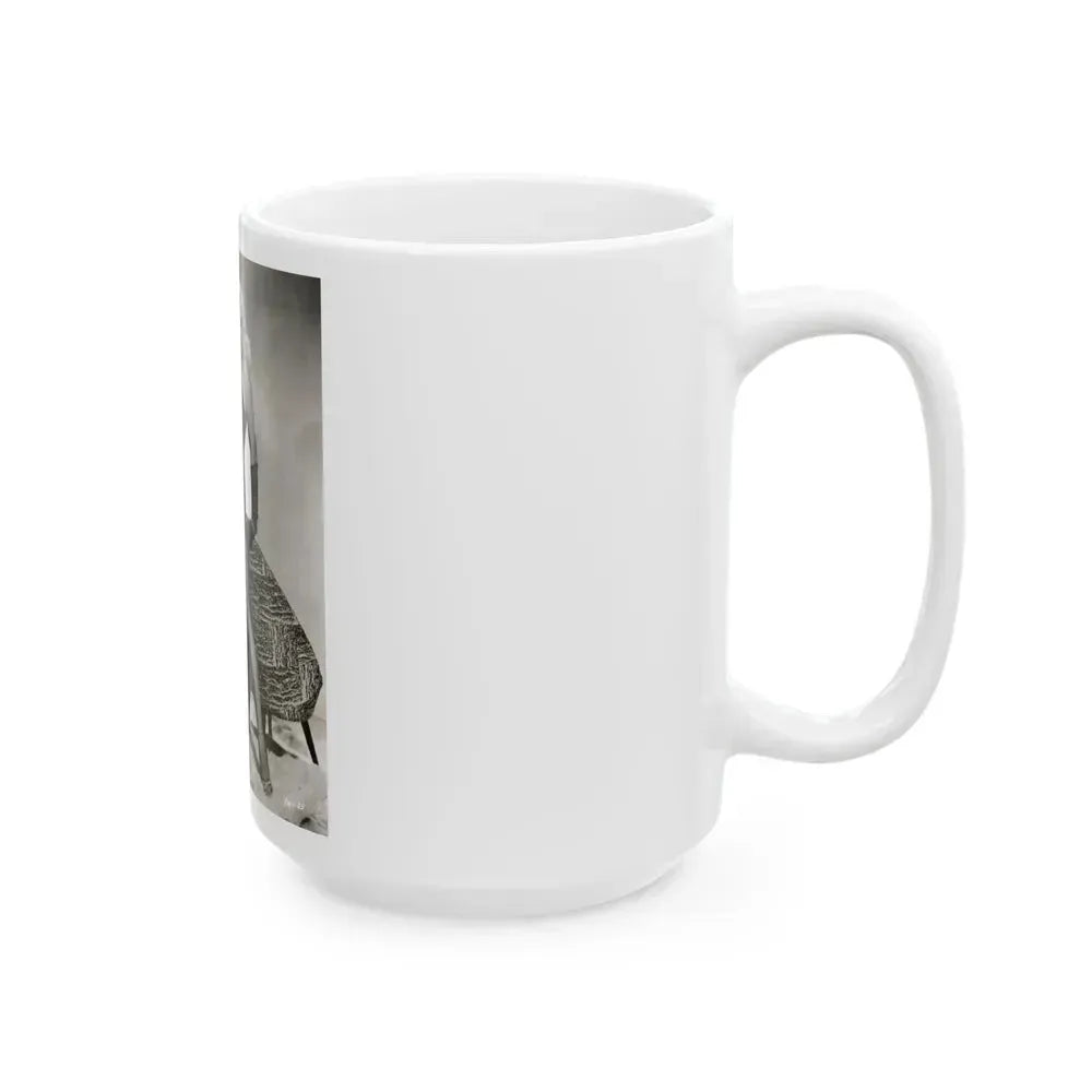 Diana Dors #144 (Vintage Female Icon) White Coffee Mug - Go Mug Yourself