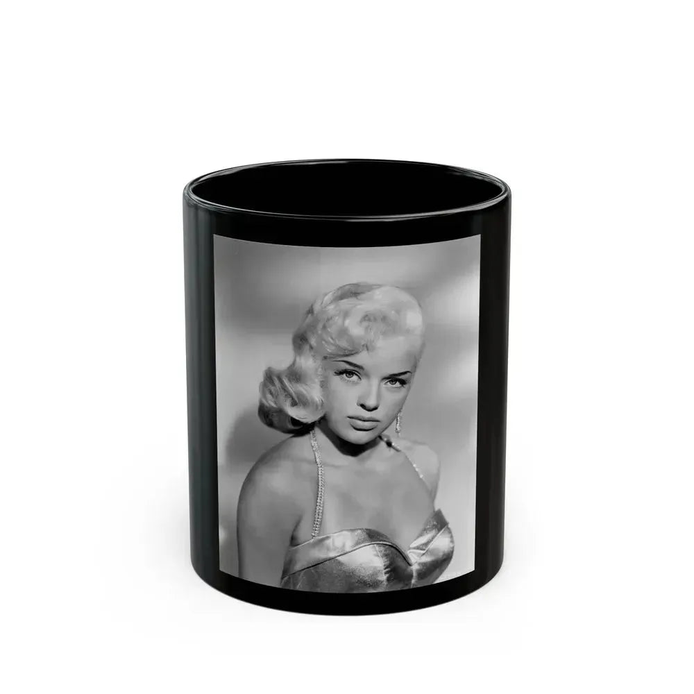 Diana Dors #15 (Vintage Female Icon) Black Coffee Mug 11oz - Go Mug Yourself