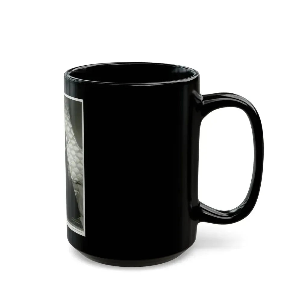 Diana Dors #150 (Vintage Female Icon) Black Coffee Mug - Go Mug Yourself