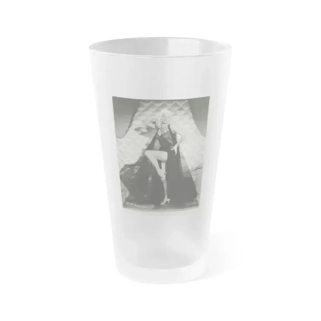 Diana Dors #150 (Vintage Female Icon) Frosted Pint Glass 16oz 16oz Frosted - Go Mug Yourself