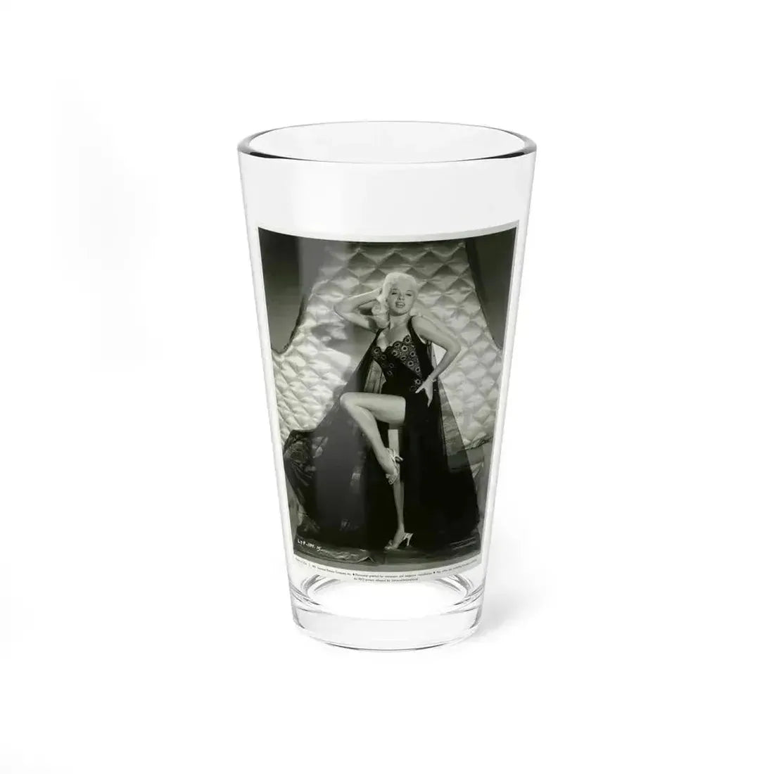 Diana Dors #150 (Vintage Female Icon) Pint Glass 16oz 16oz - Go Mug Yourself
