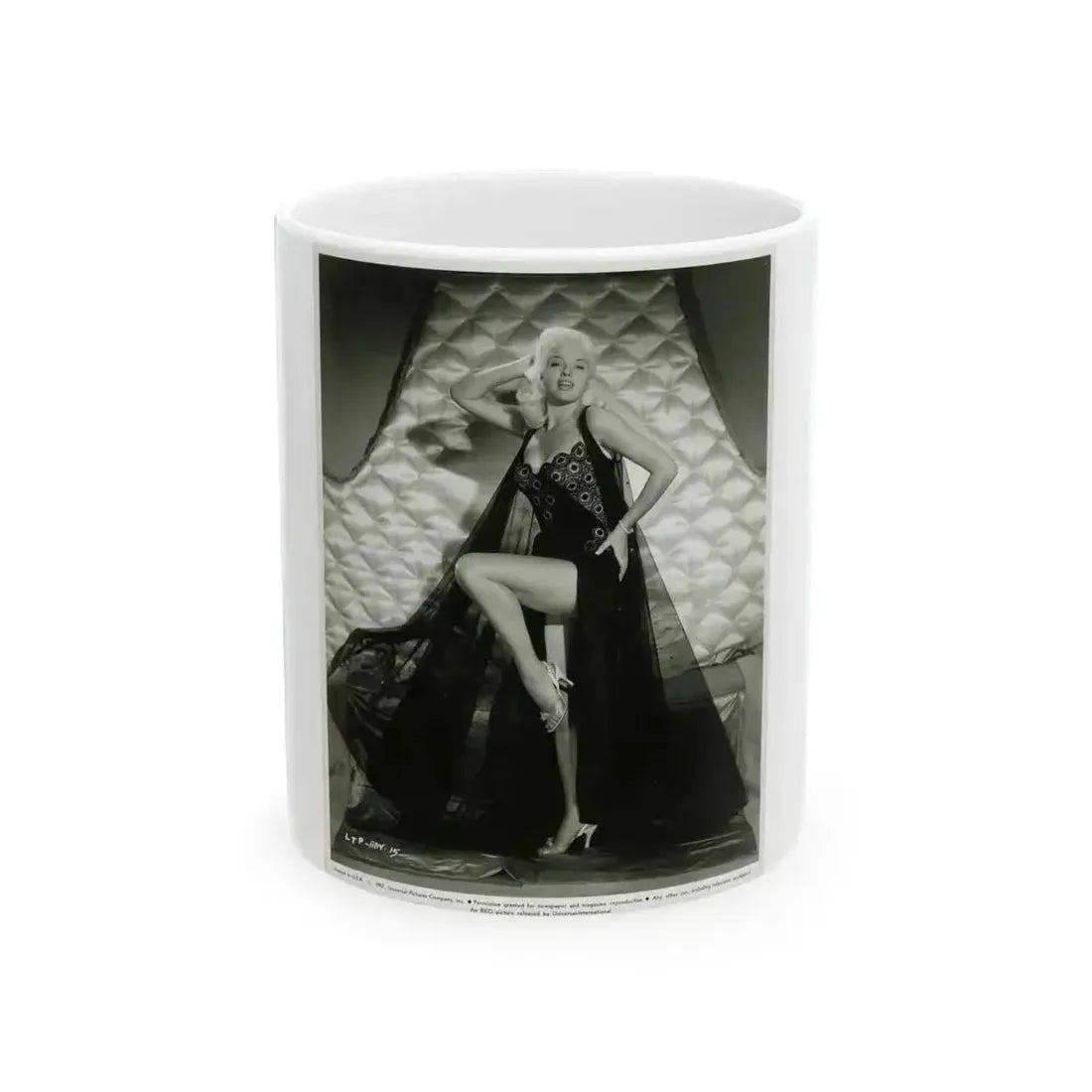 Diana Dors #150 (Vintage Female Icon) White Coffee Mug 11oz - Go Mug Yourself