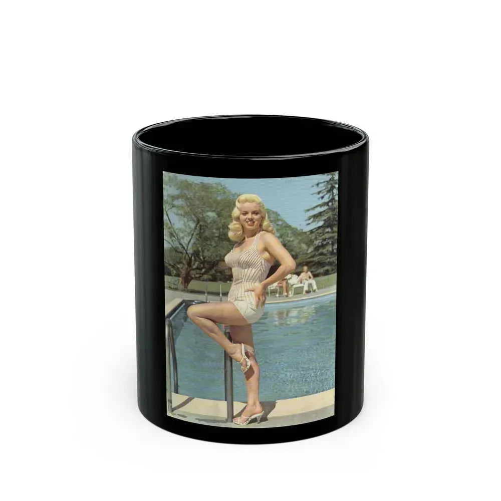 Diana Dors #154 (Vintage Female Icon) Black Coffee Mug 11oz - Go Mug Yourself