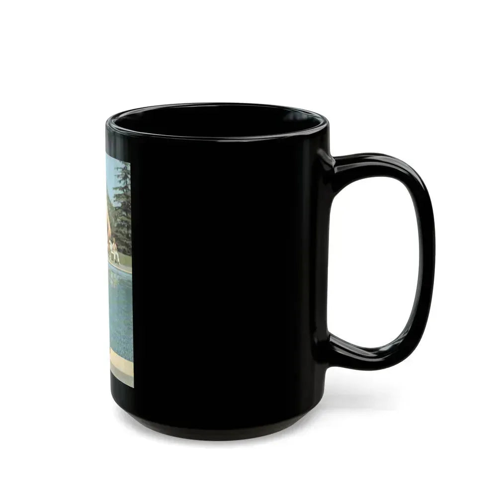 Diana Dors #154 (Vintage Female Icon) Black Coffee Mug - Go Mug Yourself