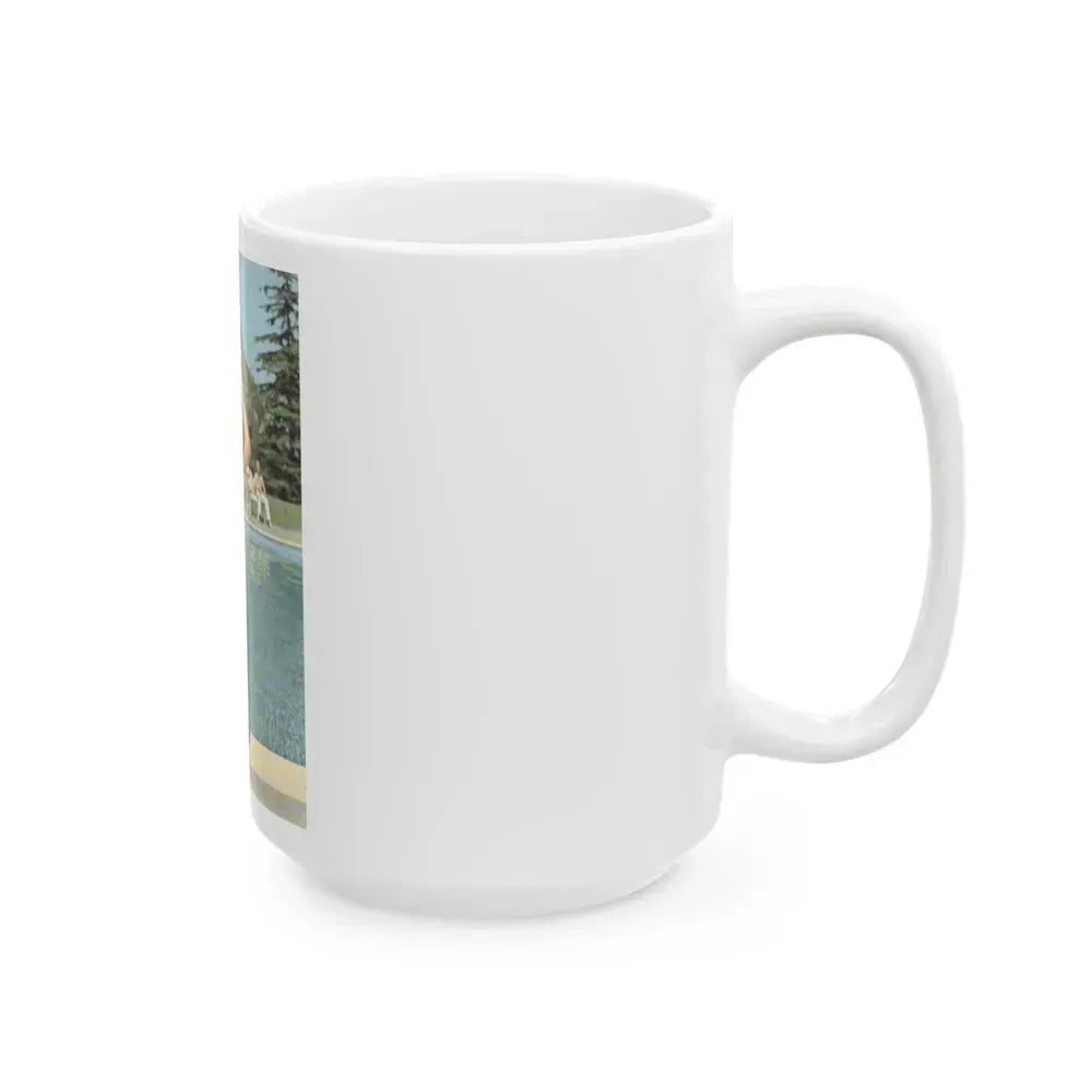 Diana Dors #154 (Vintage Female Icon) White Coffee Mug - Go Mug Yourself