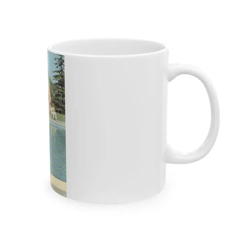 Diana Dors #154 (Vintage Female Icon) White Coffee Mug - Go Mug Yourself