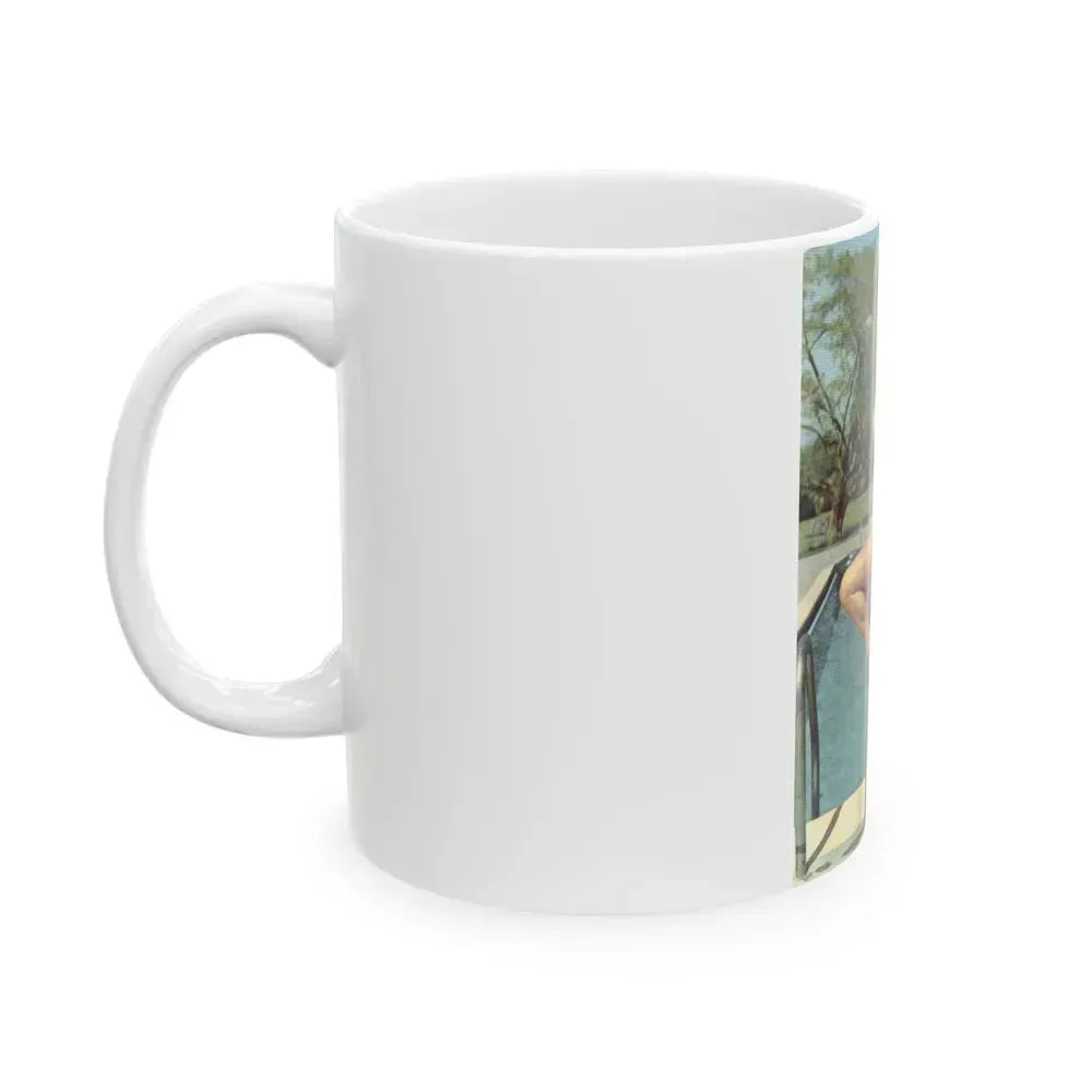 Diana Dors #154 (Vintage Female Icon) White Coffee Mug - Go Mug Yourself