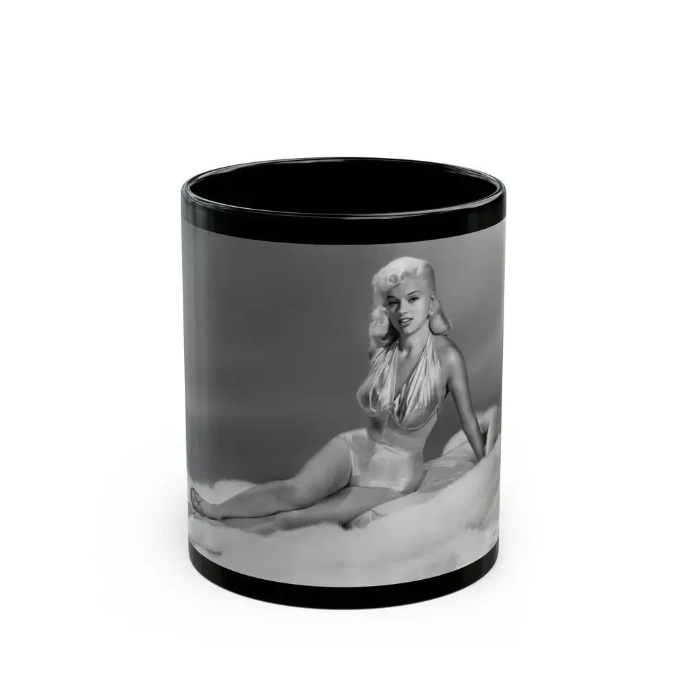 Diana Dors #155 (Vintage Female Icon) Black Coffee Mug 11oz - Go Mug Yourself