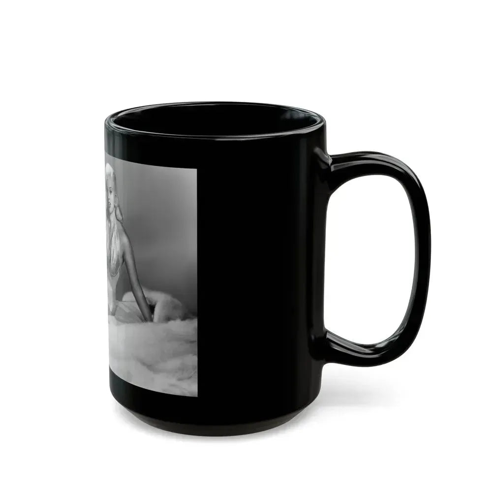 Diana Dors #155 (Vintage Female Icon) Black Coffee Mug - Go Mug Yourself