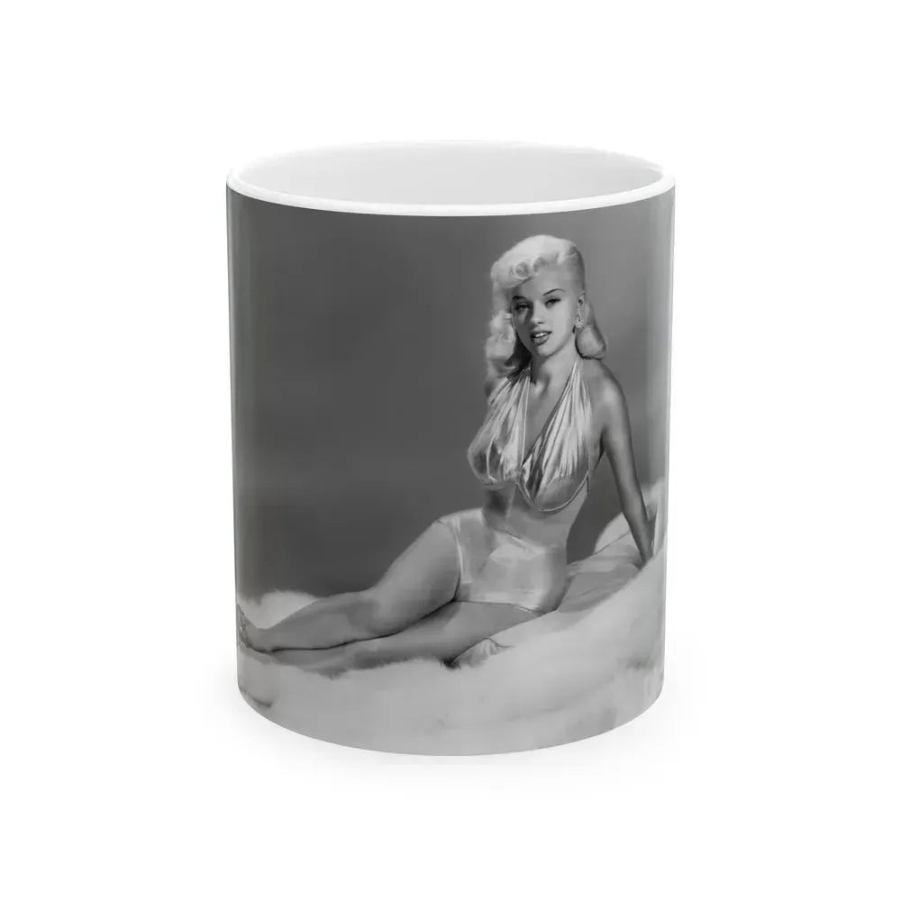 Diana Dors #155 (Vintage Female Icon) White Coffee Mug 11oz - Go Mug Yourself