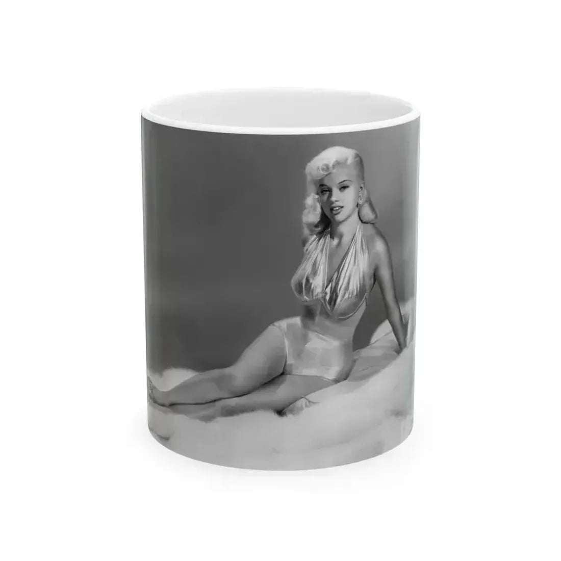 Diana Dors #155 (Vintage Female Icon) White Coffee Mug 11oz - Go Mug Yourself
