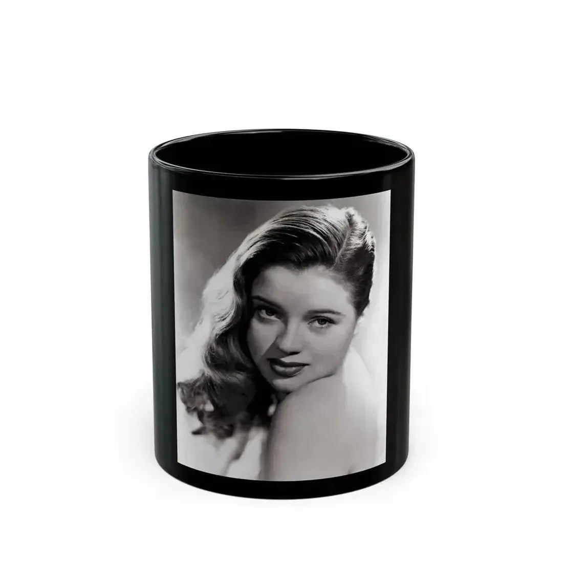 Diana Dors #156 (Vintage Female Icon) Black Coffee Mug 11oz - Go Mug Yourself
