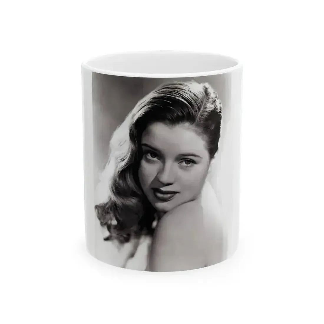 Diana Dors #156 (Vintage Female Icon) White Coffee Mug 11oz - Go Mug Yourself