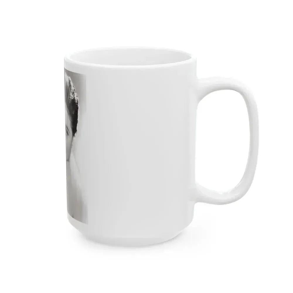 Diana Dors #156 (Vintage Female Icon) White Coffee Mug - Go Mug Yourself