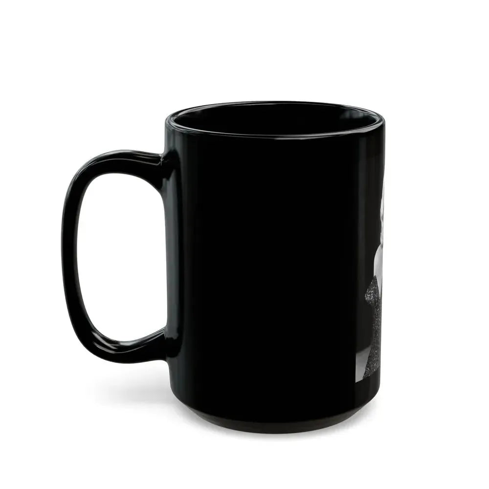 Diana Dors #158 (Vintage Female Icon) Black Coffee Mug - Go Mug Yourself