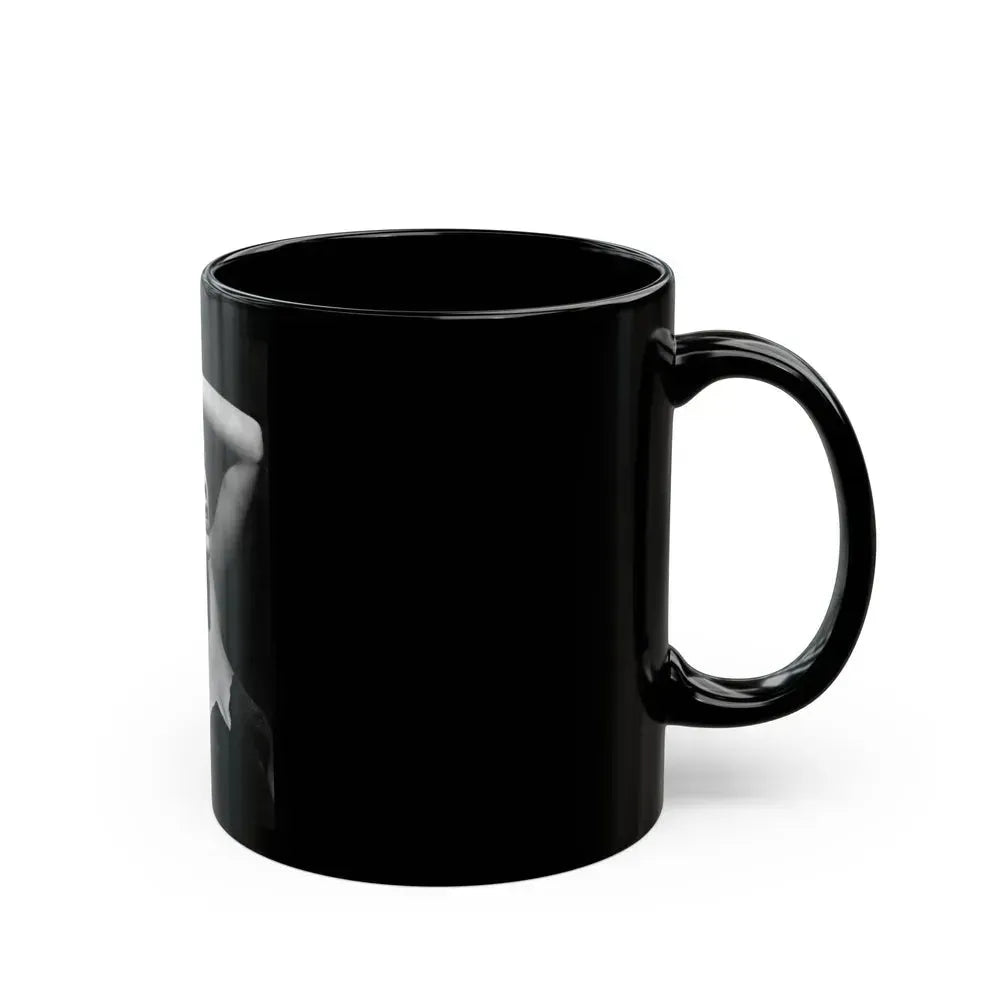 Diana Dors #159 (Vintage Female Icon) Black Coffee Mug - Go Mug Yourself