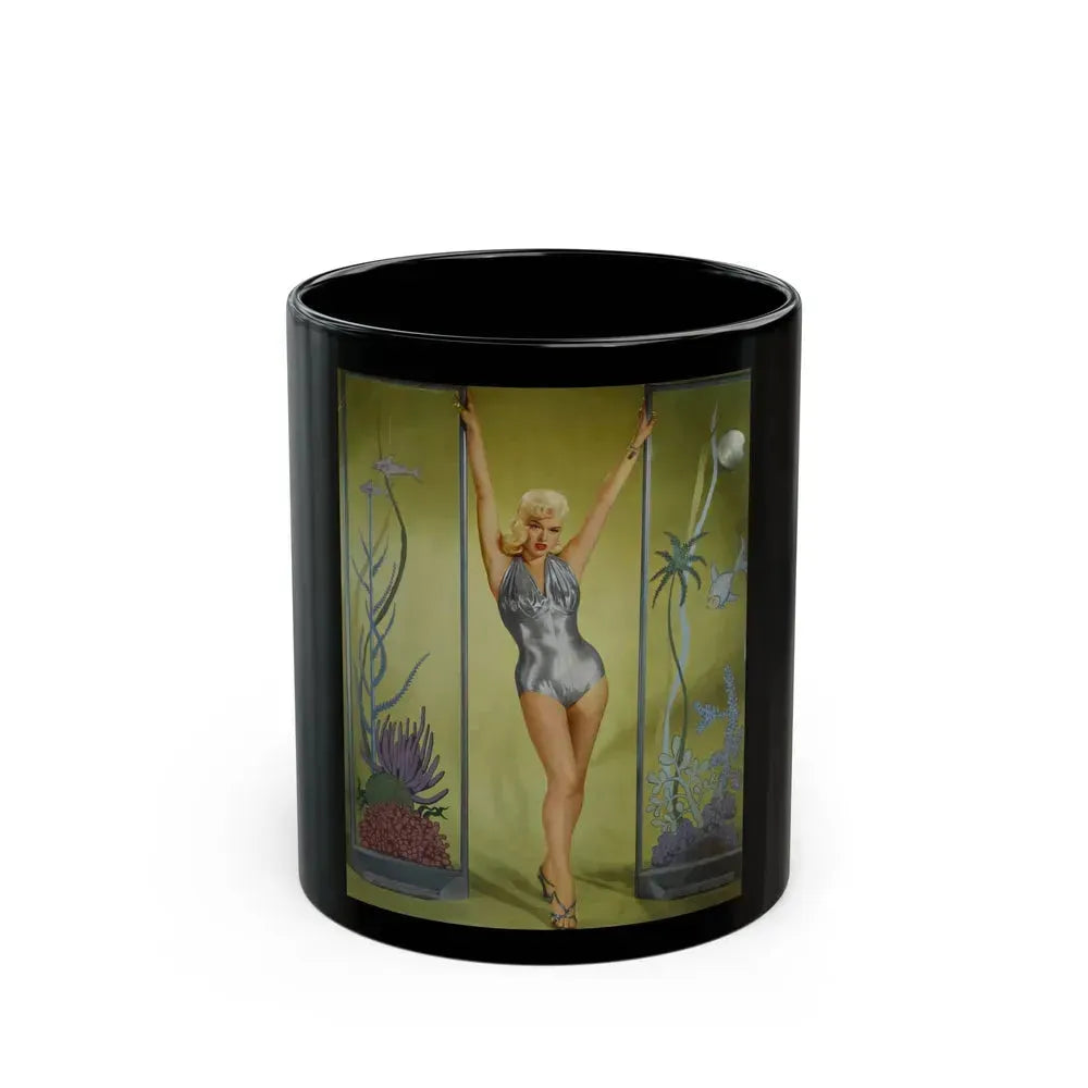 Diana Dors #160 - (Vintage Female Icon) Black Coffee Mug 11oz - Go Mug Yourself