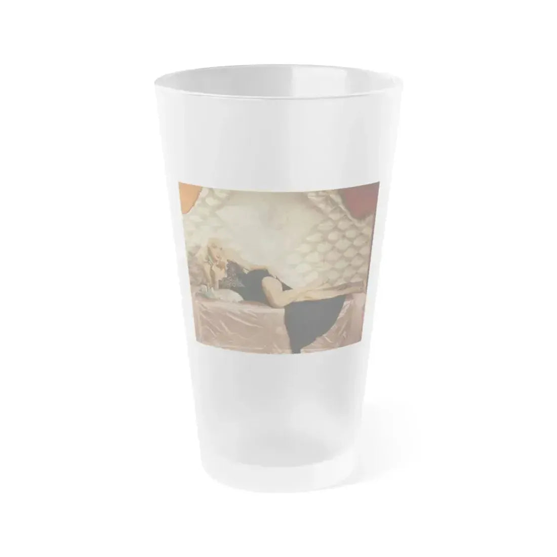 Diana Dors #161 (Vintage Female Icon) Frosted Pint Glass 16oz 16oz Frosted - Go Mug Yourself
