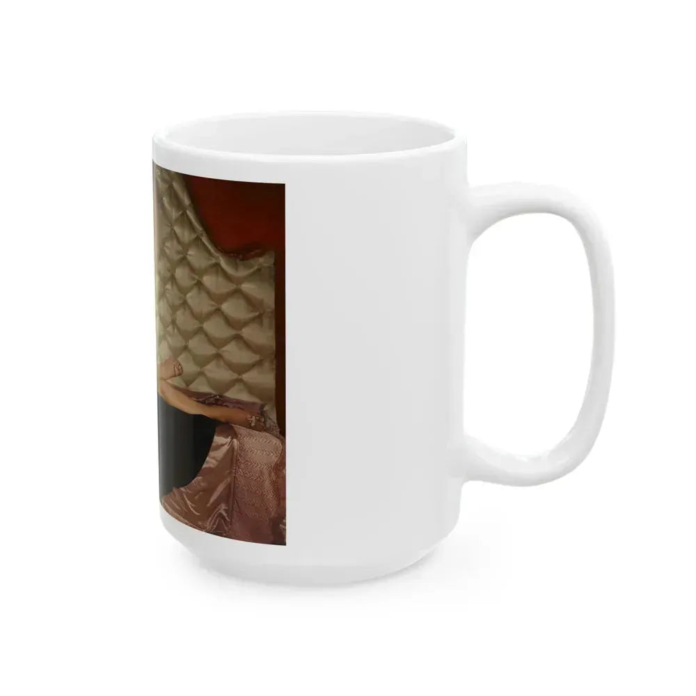 Diana Dors #161 (Vintage Female Icon) White Coffee Mug - Go Mug Yourself