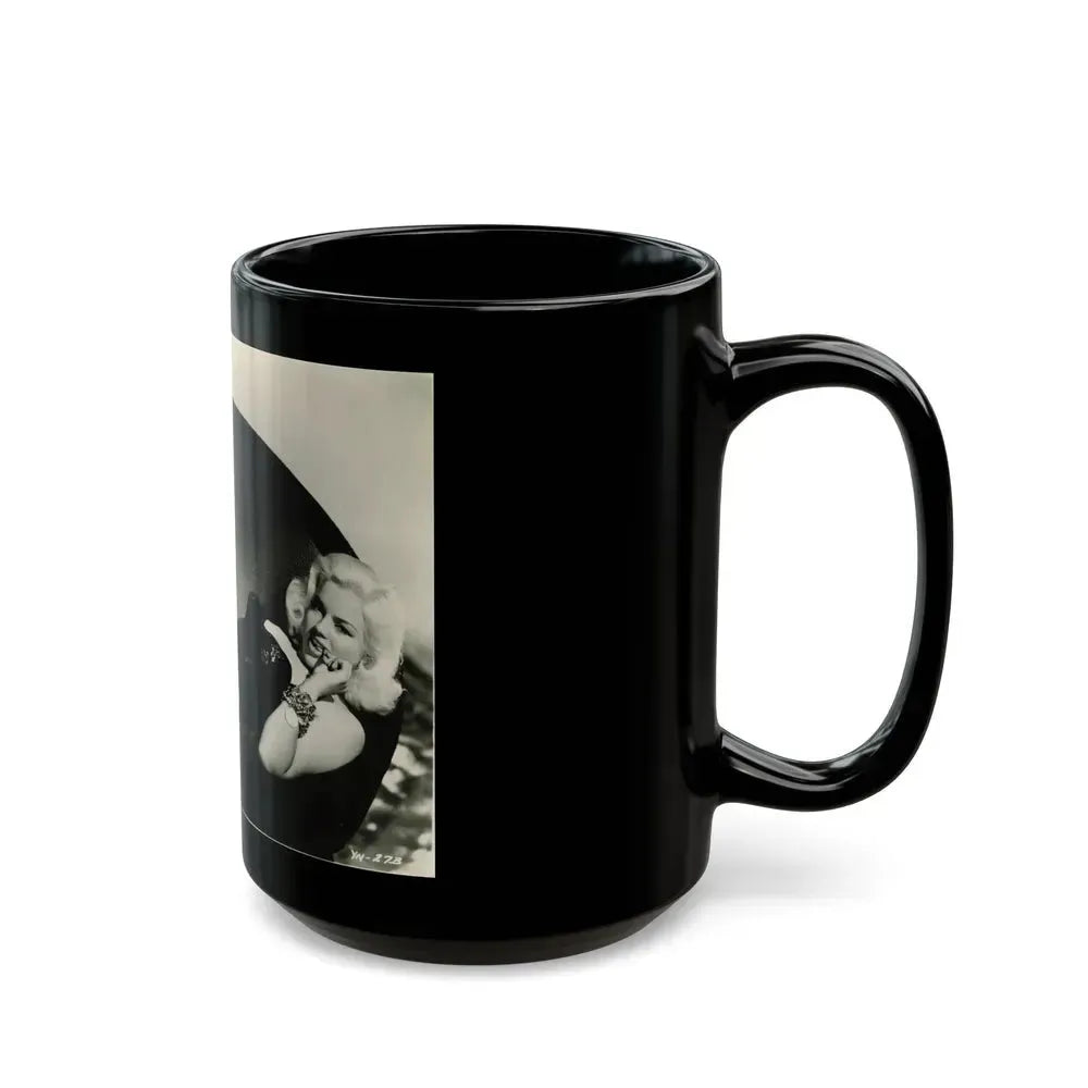 Diana Dors #164 (Vintage Female Icon) Black Coffee Mug - Go Mug Yourself