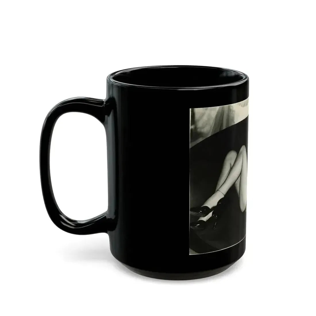 Diana Dors #164 (Vintage Female Icon) Black Coffee Mug - Go Mug Yourself