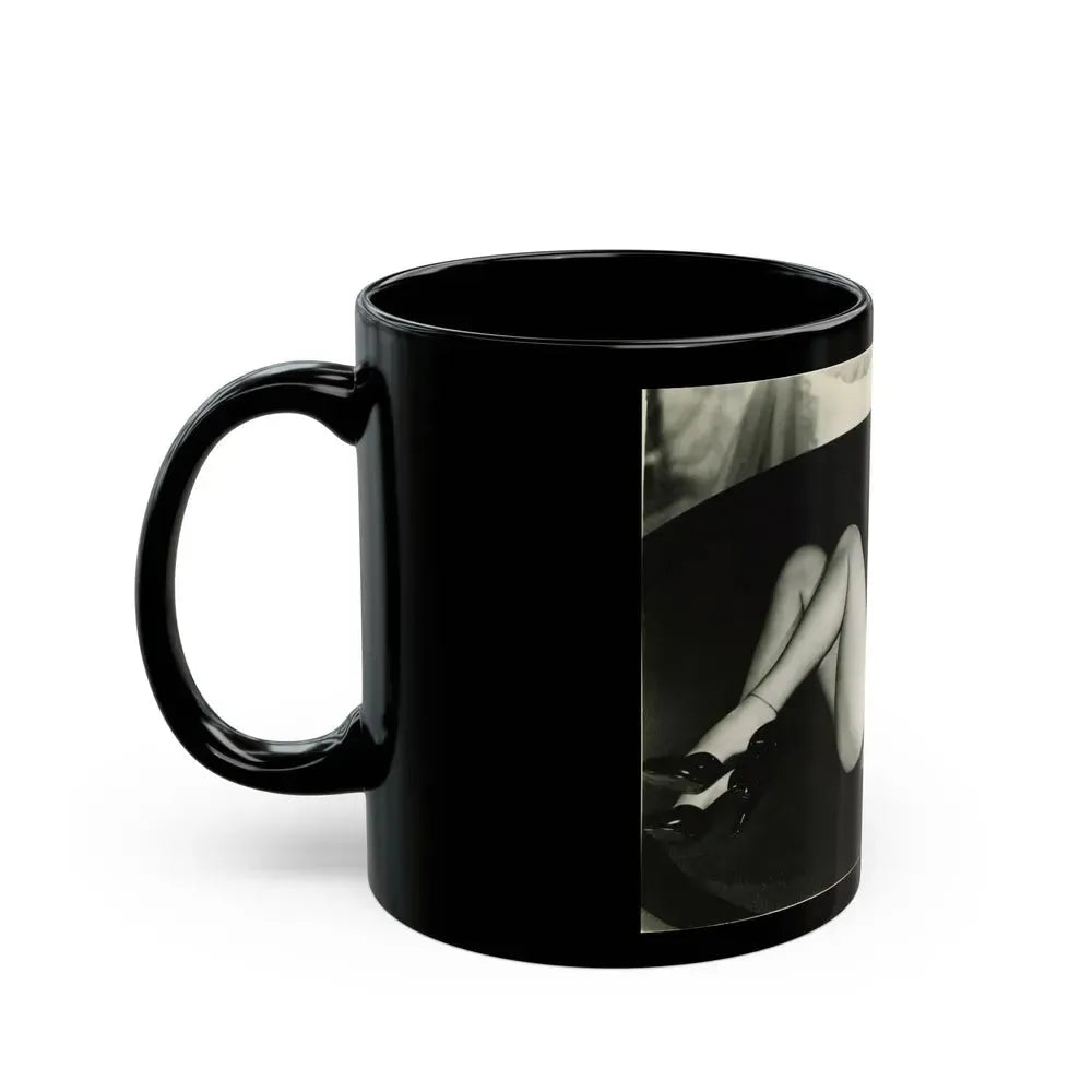 Diana Dors #164 (Vintage Female Icon) Black Coffee Mug - Go Mug Yourself