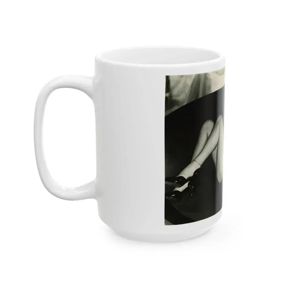 Diana Dors #164 (Vintage Female Icon) White Coffee Mug - Go Mug Yourself