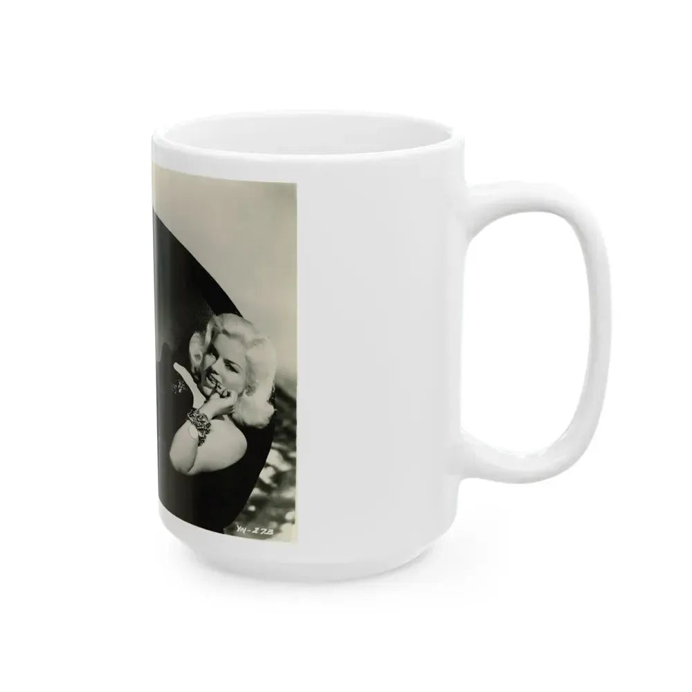 Diana Dors #164 (Vintage Female Icon) White Coffee Mug - Go Mug Yourself