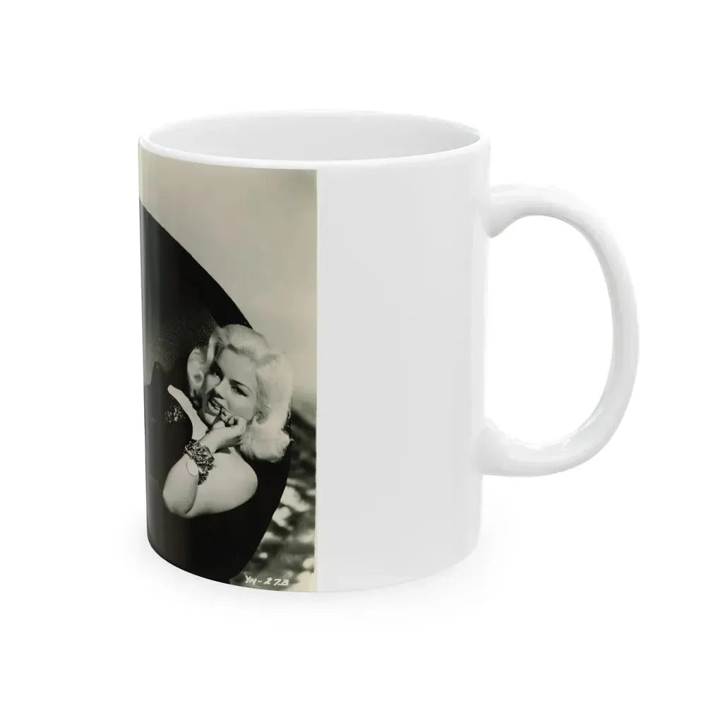Diana Dors #164 (Vintage Female Icon) White Coffee Mug - Go Mug Yourself