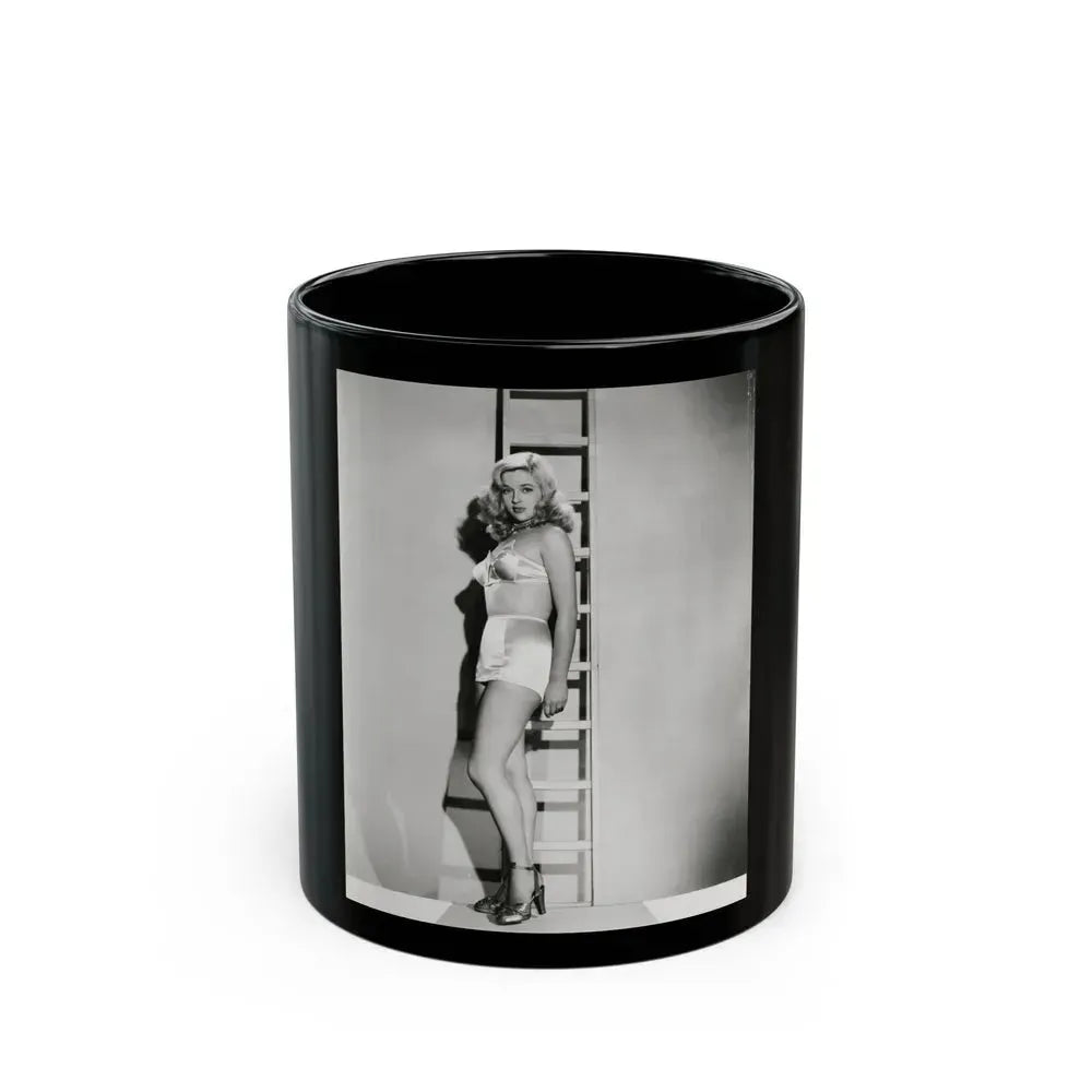 Diana Dors #171 (Vintage Female Icon) Black Coffee Mug 11oz - Go Mug Yourself