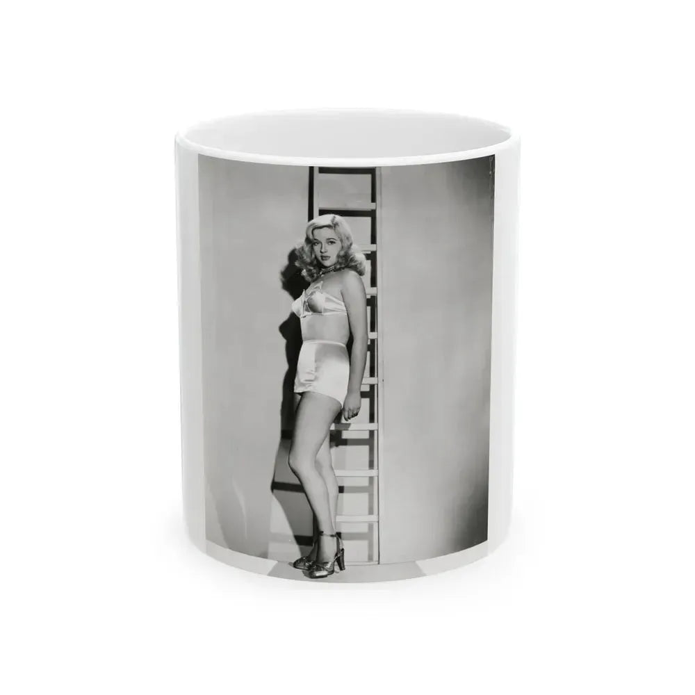 Diana Dors #171 (Vintage Female Icon) White Coffee Mug 11oz - Go Mug Yourself