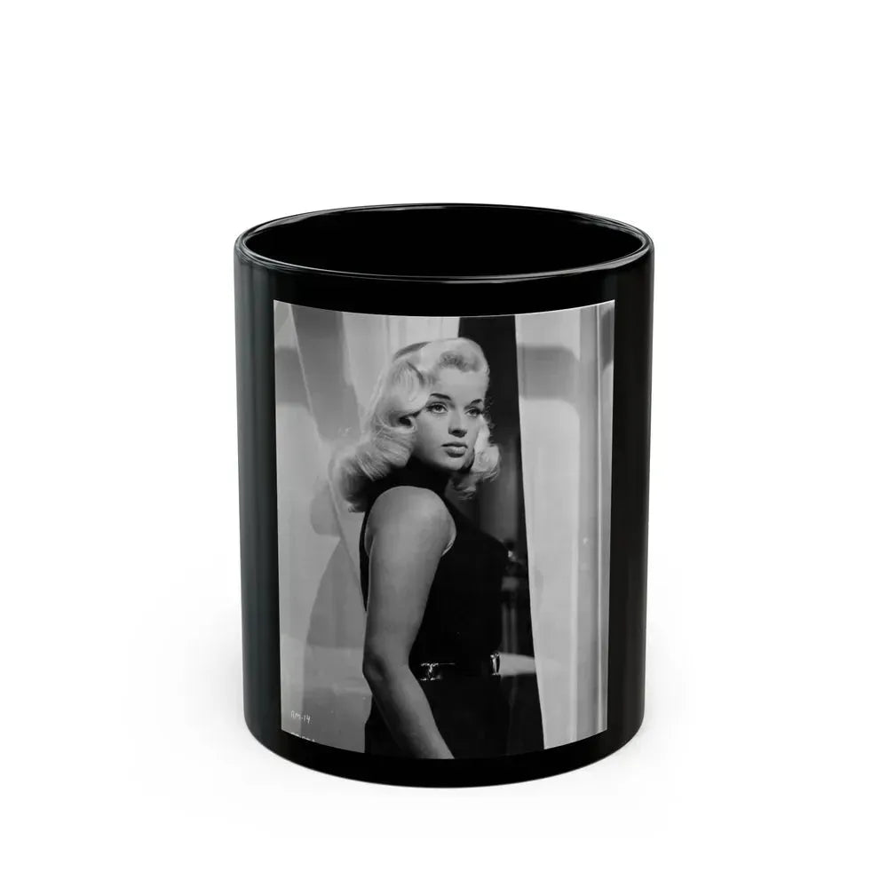 Diana Dors #173 (Vintage Female Icon) Black Coffee Mug 11oz - Go Mug Yourself