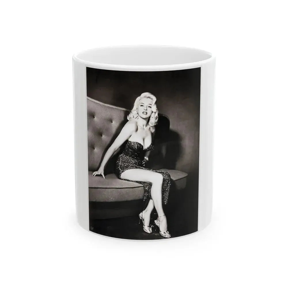 Diana Dors #174 (Vintage Female Icon) White Coffee Mug 11oz - Go Mug Yourself