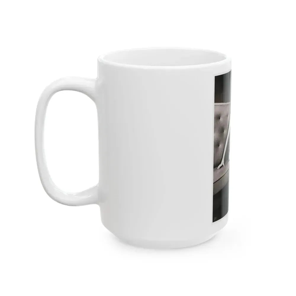 Diana Dors #174 (Vintage Female Icon) White Coffee Mug - Go Mug Yourself
