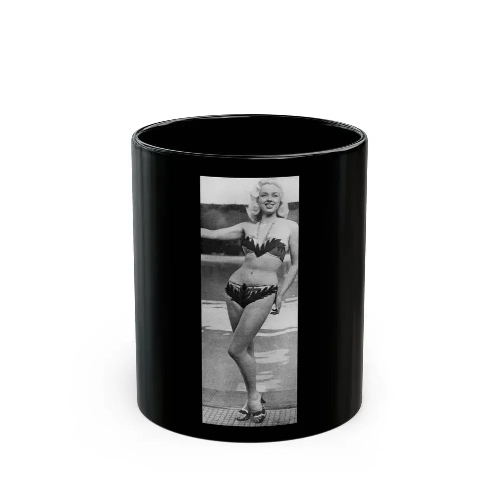 Diana Dors #176 (Vintage Female Icon) Black Coffee Mug 11oz - Go Mug Yourself