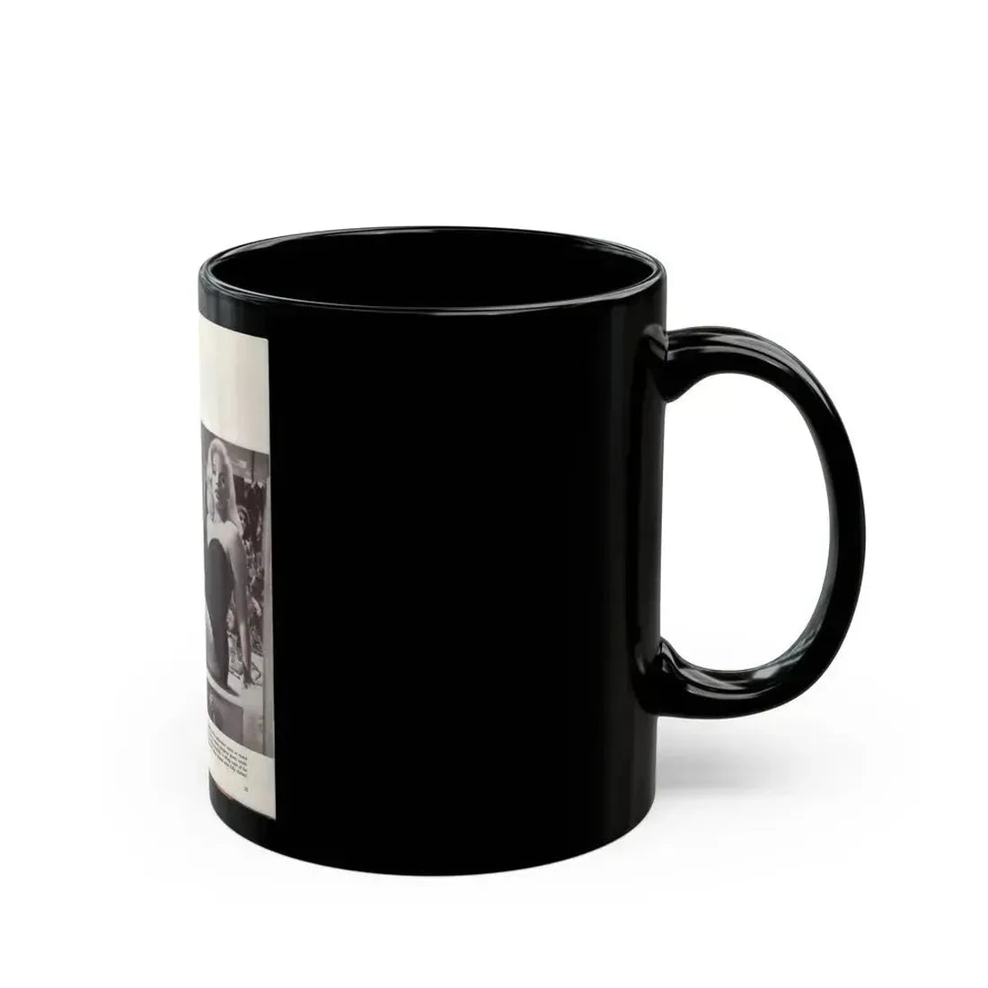 Diana Dors #180 (Vintage Female Icon) Black Coffee Mug - Go Mug Yourself