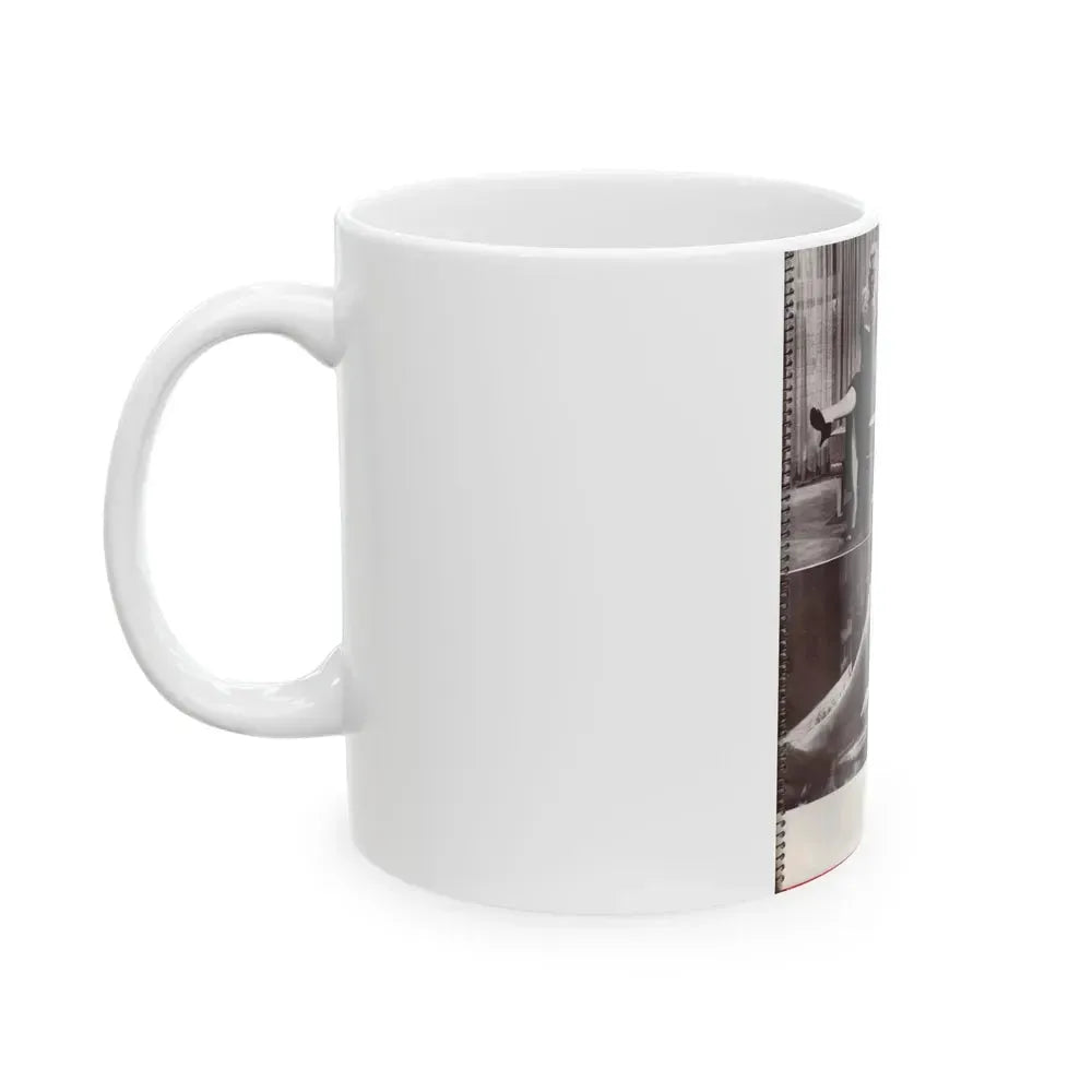 Diana Dors #180 (Vintage Female Icon) White Coffee Mug - Go Mug Yourself