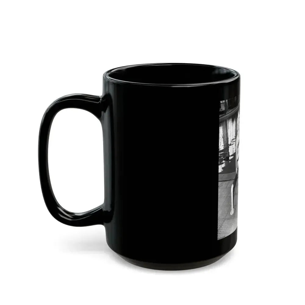 Diana Dors #182 (Vintage Female Icon) Black Coffee Mug - Go Mug Yourself