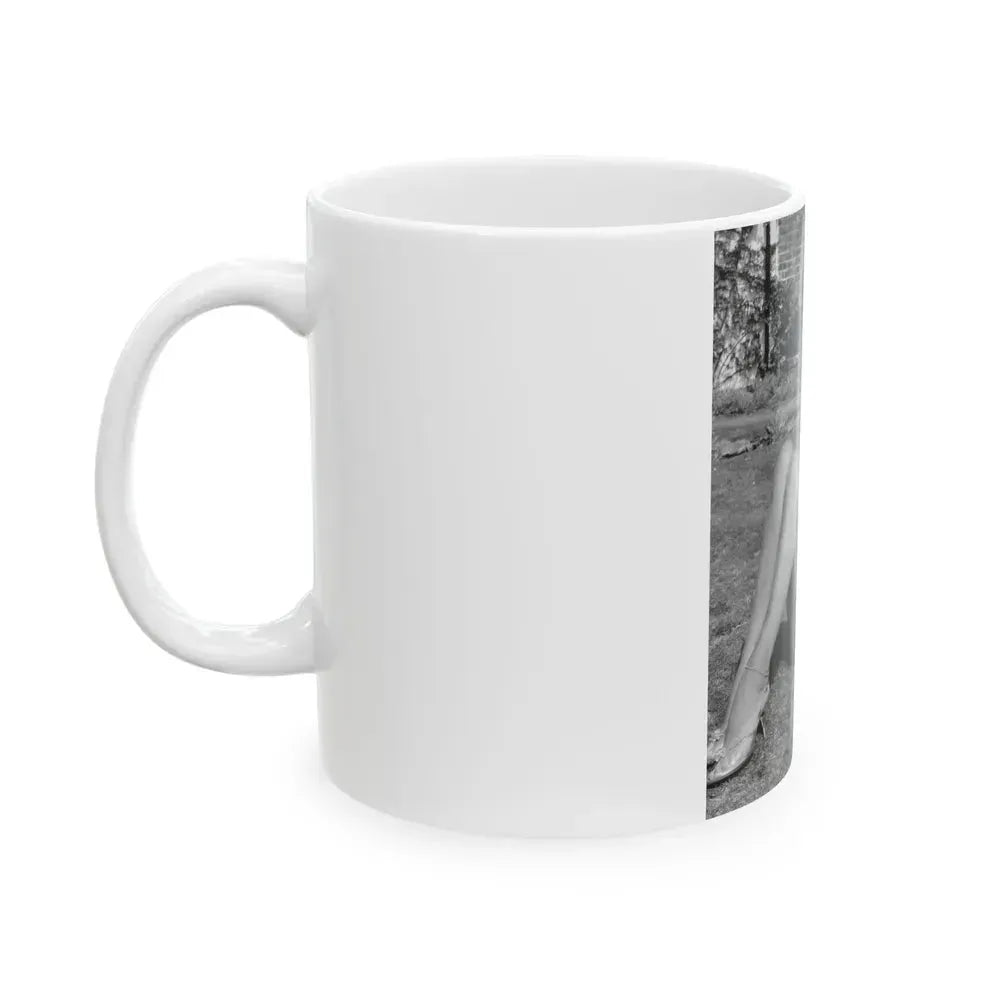 Diana Dors #183 (Vintage Female Icon) White Coffee Mug - Go Mug Yourself