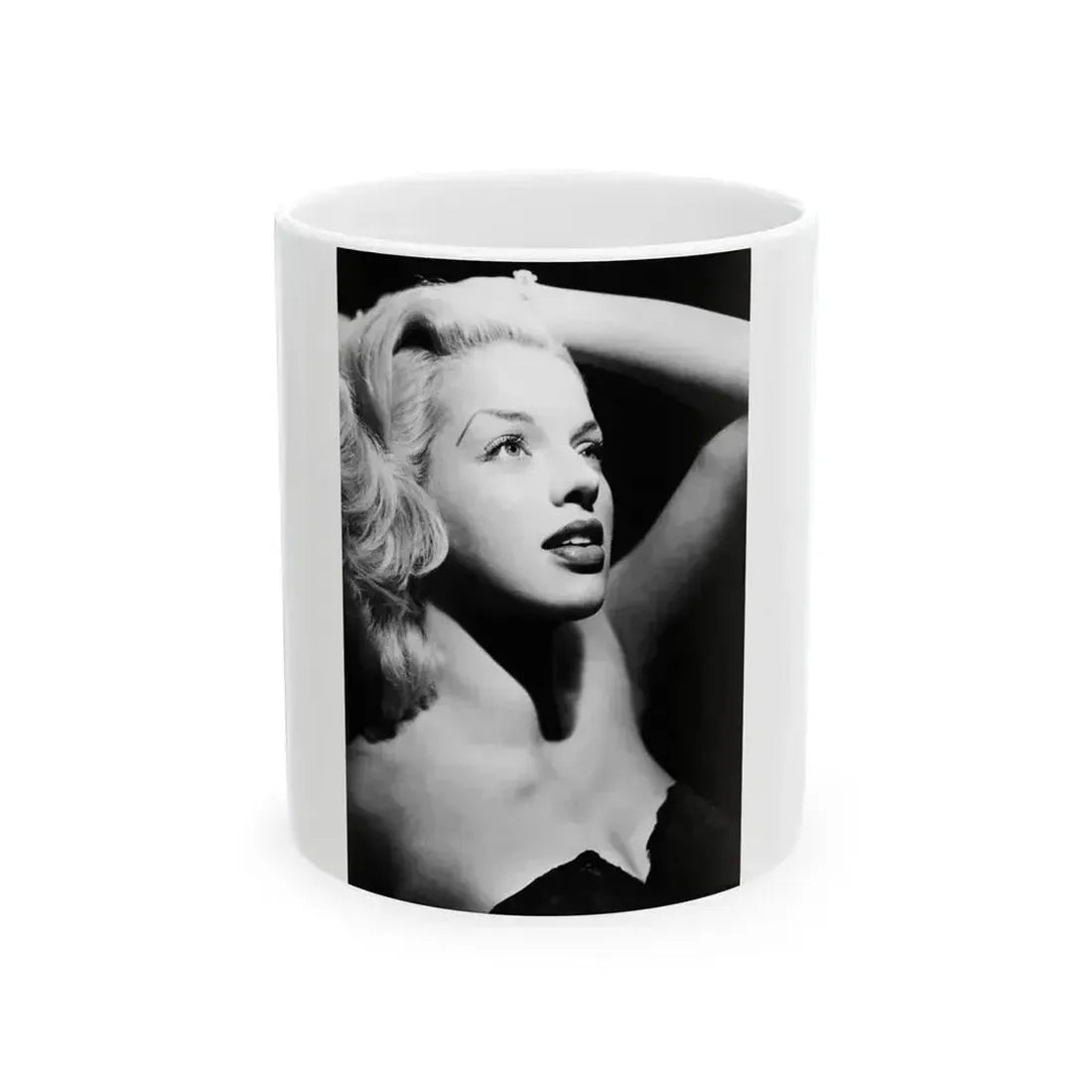 Diana Dors #184 (Vintage Female Icon) White Coffee Mug 11oz - Go Mug Yourself