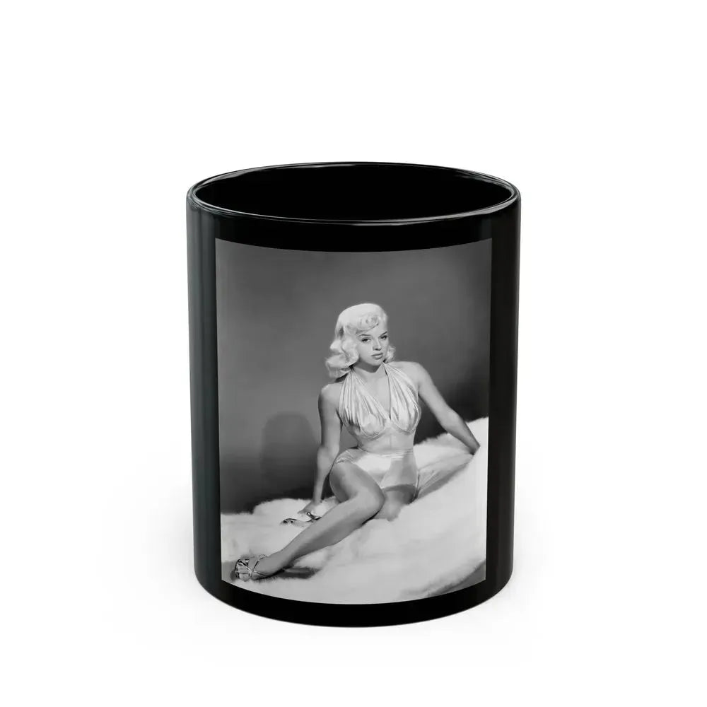 Diana Dors #185 (Vintage Female Icon) Black Coffee Mug 11oz - Go Mug Yourself