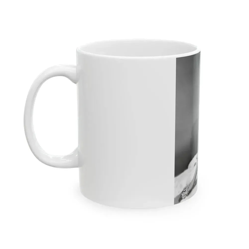 Diana Dors #185 (Vintage Female Icon) White Coffee Mug - Go Mug Yourself