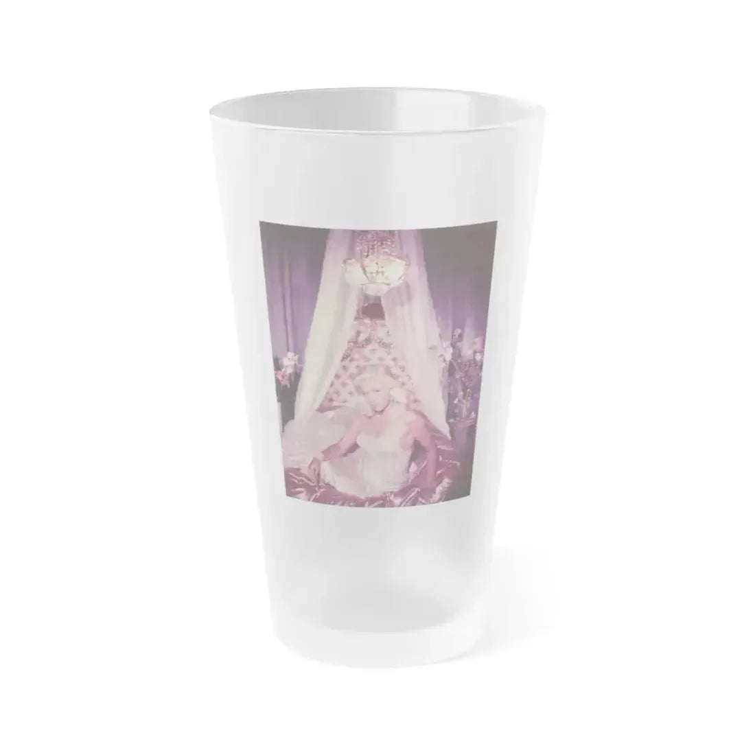 Diana Dors #187 (Vintage Female Icon) Frosted Pint Glass 16oz 16oz Frosted - Go Mug Yourself