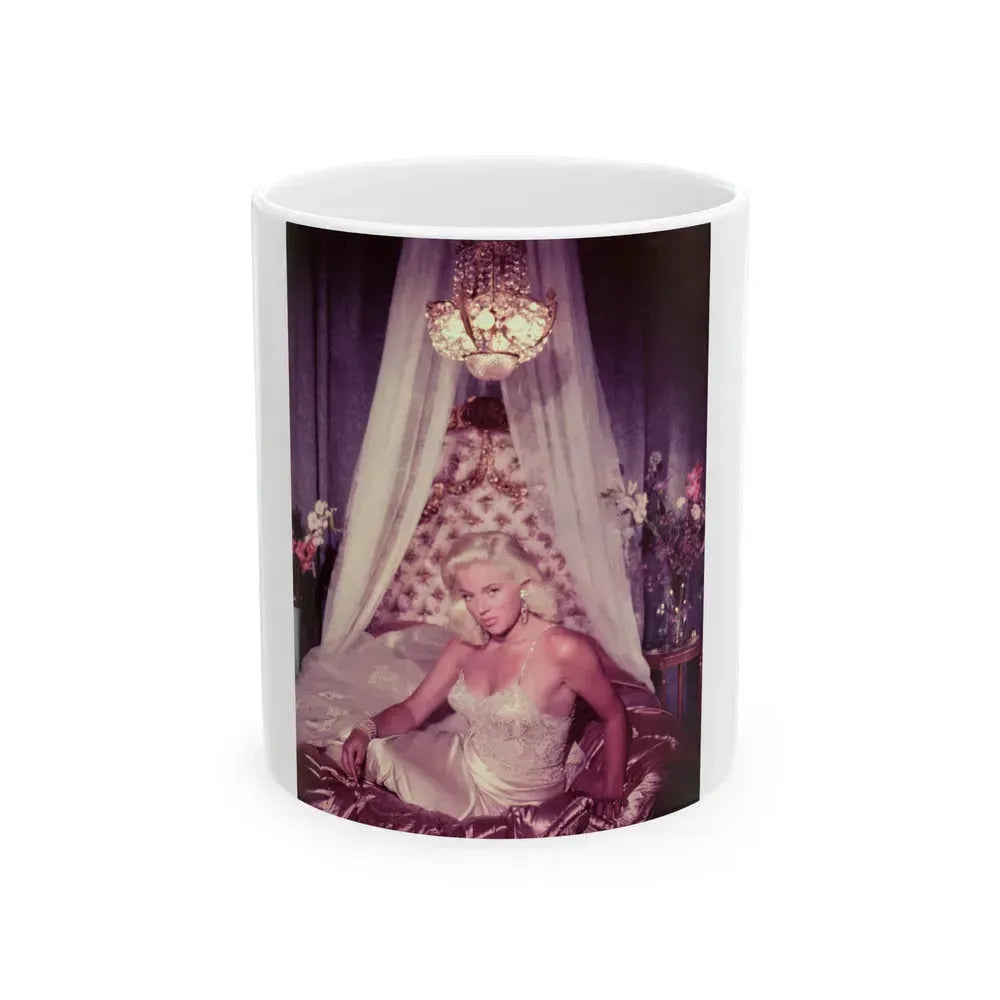 Diana Dors #187 (Vintage Female Icon) White Coffee Mug 11oz - Go Mug Yourself