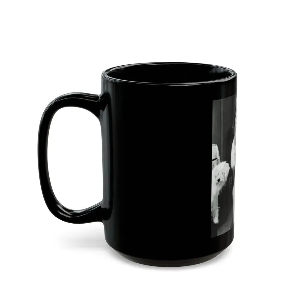 Diana Dors #194 (Vintage Female Icon) Black Coffee Mug - Go Mug Yourself