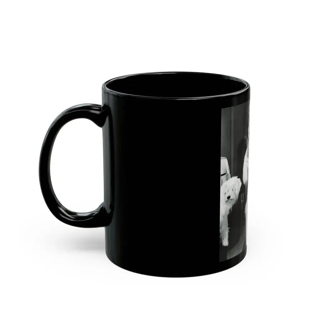 Diana Dors #194 (Vintage Female Icon) Black Coffee Mug - Go Mug Yourself