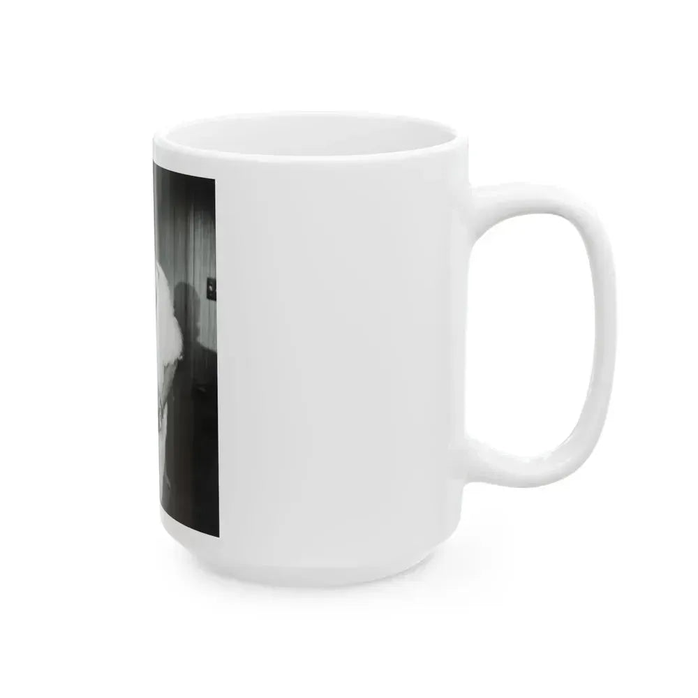 Diana Dors #194 (Vintage Female Icon) White Coffee Mug - Go Mug Yourself