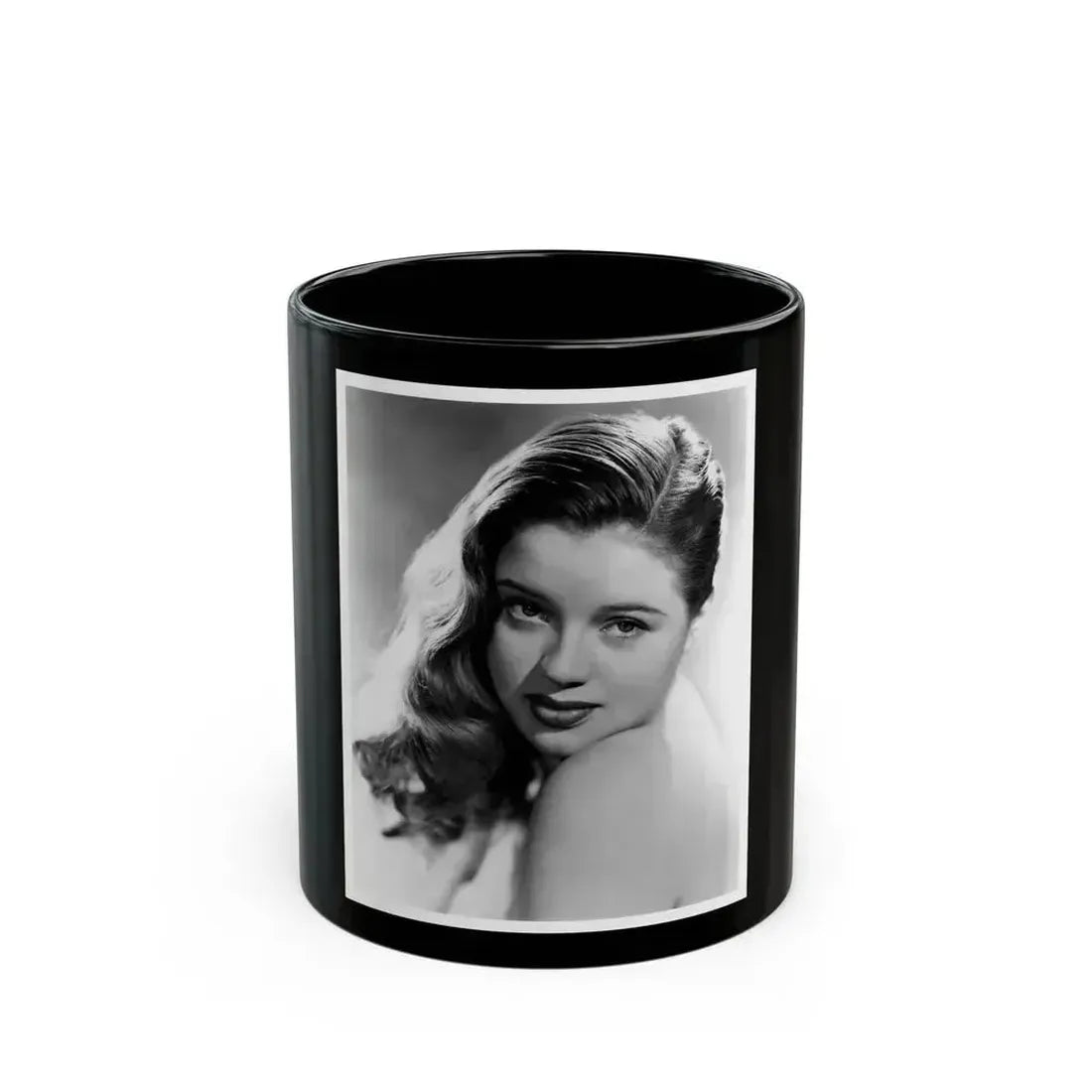 Diana Dors #195 (Vintage Female Icon) Black Coffee Mug 11oz - Go Mug Yourself
